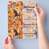 Halloween Hexe Flyer (Hand)