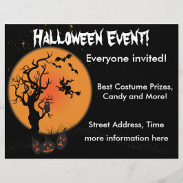 Halloween Hexe Flyer