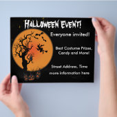 Halloween Hexe Flyer (Hand)