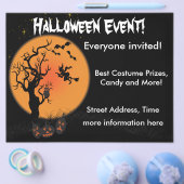 Halloween Hexe Flyer (Einzeln)