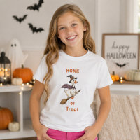Halloween Hexe Gans Honk or Treat Mädchen