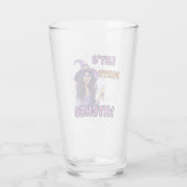 Halloween-Hexe Glas (Rückseite)