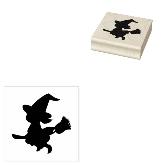 Halloween Hexe Gummistempel (Stempel)