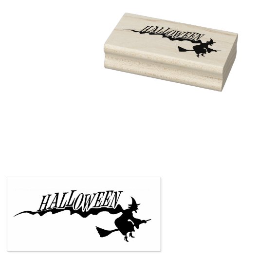Halloween Hexe Gummistempel (Stempel)