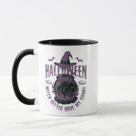 Halloween - "Hexe hat besser meine Süßigkeiten" Tasse
