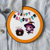 Halloween/Hexe/Herbst/Oktober Button (Beispiel)