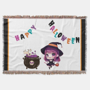 Halloween/Hexe/Herbst/Oktober Decke