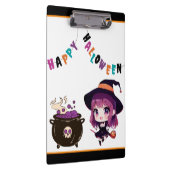 Halloween/Hexe/Herbst/Oktober Klemmbrett (Rechts)