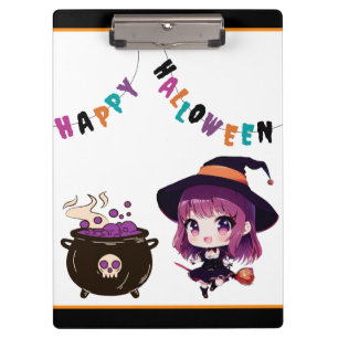 Halloween/Hexe/Herbst/Oktober Klemmbrett