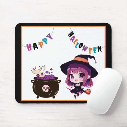 Halloween/Hexe/Herbst/Oktober Mousepad (Mit Mouse)
