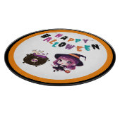 Halloween/Hexe/Herbst/Oktober Schneidebrett (Ecke)