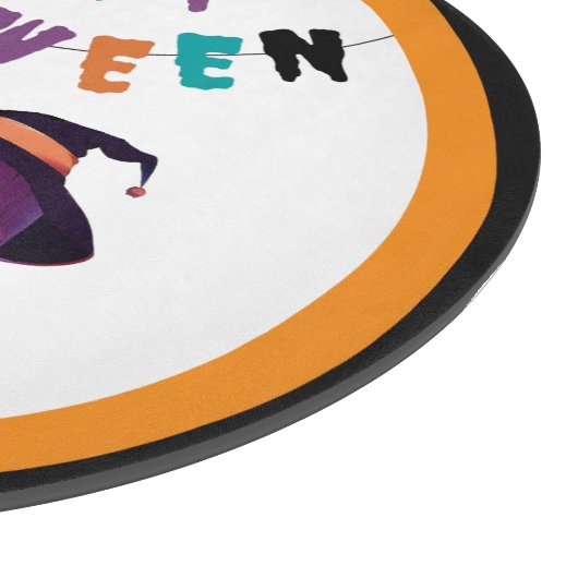 Halloween/Hexe/Herbst/Oktober Schneidebrett (Ecke)