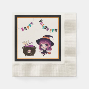 Halloween/Hexe/Herbst/Oktober Serviette