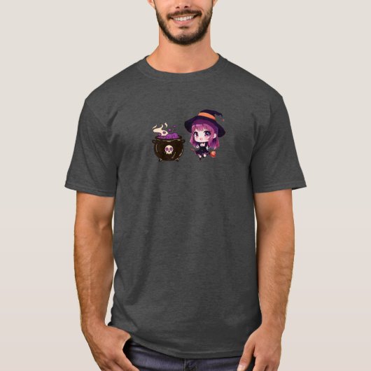 Halloween/Hexe/Herbst/Oktober T-Shirt (Vorderseite)