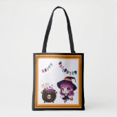 Halloween/Hexe/Herbst/Oktober Tasche (Vorderseite)
