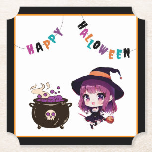 Halloween/Hexe/Herbst/Oktober Untersetzer