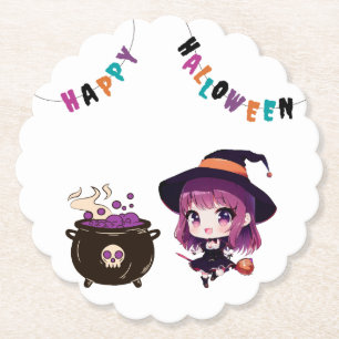 Halloween/Hexe/Herbst/Oktober Untersetzer