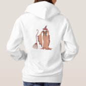 Halloween Hexe Hoodie (Rückseite)