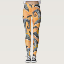 Halloween-Hexe-Hut-Leggings