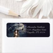 Halloween Hexe im Mondlicht (Insitu)