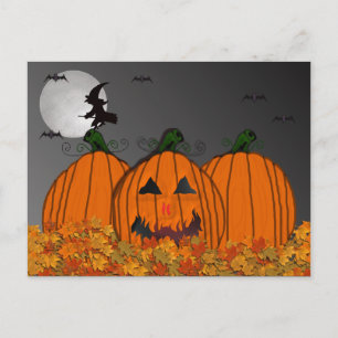 Halloween Hexe in Flight-Party Einladungen