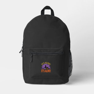 Halloween Hexe Jack O Kürbis Es Lebt Bedruckter Rucksack