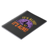 Halloween Hexe Jack O Lantern Es lebt Notizblock (Linke Seite)