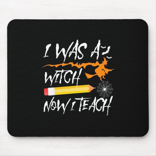 Halloween Hexe jetzt lehre ich Mousepad (Vorne)