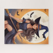 Halloween Hexe Jigsaw Puzzle (Horizontal)