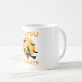 Halloween-Hexe Kaffeetasse (VorderseiteRechts)