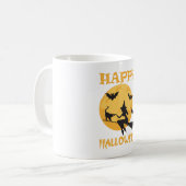 Halloween-Hexe Kaffeetasse (Vorderseite Links)