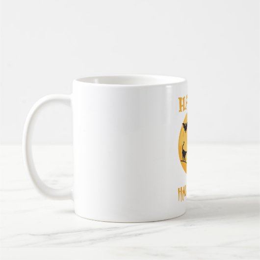 Halloween-Hexe Kaffeetasse (Links)