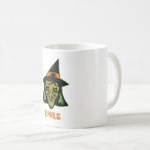 Halloween Hexe Kaffeetasse (VorderseiteRechts)