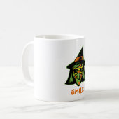 Halloween Hexe Kaffeetasse (Vorderseite Links)