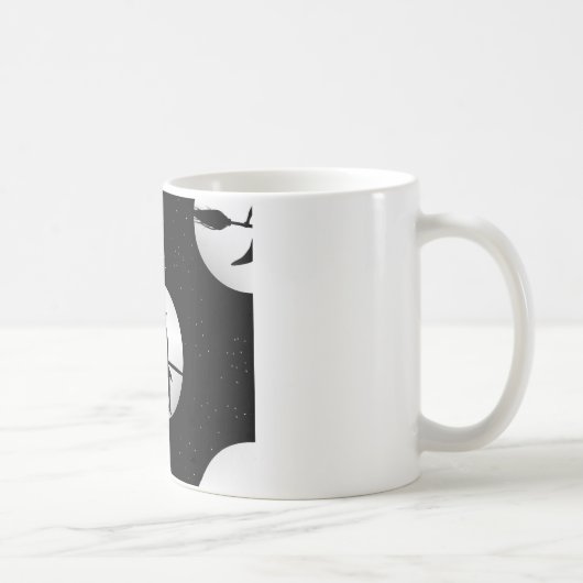 Halloween Hexe Kaffeetasse (Rechts)