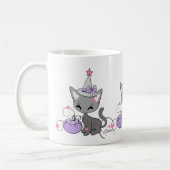 Halloween-Hexe-Katze Kaffeetasse (Links)