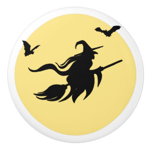 Halloween-Hexe Keramikknauf