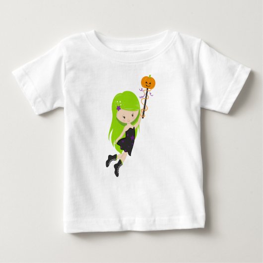 Halloween, Hexe, Kürbis, Trick oder Treat, Boo Baby T-shirt (Vorderseite)