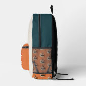 Halloween Hexe & Kürbislaternen Hexchy Vibes Bedruckter Rucksack (Rechts)