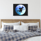 Halloween Hexe Leinwanddruck (Insitu (Schlafzimmer))