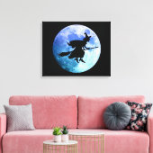 Halloween Hexe Leinwanddruck (Insitu (Wohnzimmer))