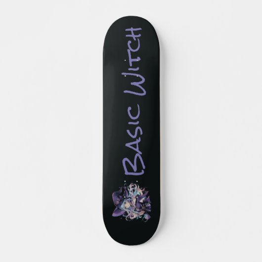 Halloween/Hexe/lila Skateboard (Vorne)