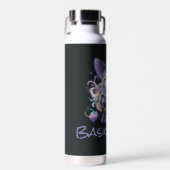 Halloween/Hexe/lila Trinkflasche (Vorne)
