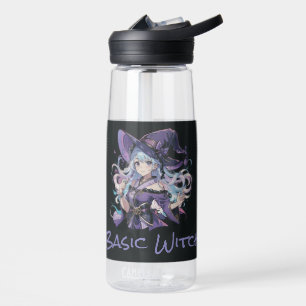 Halloween/Hexe/lila Trinkflasche