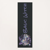 Halloween/Hexe/lila Yogamatte (Vorderseite)