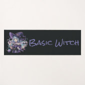 Halloween/Hexe/lila Yogamatte (Vorderseite (Horizontal))