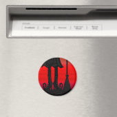 Halloween-Hexe Magnet (In Situ (Geschirrspüler))