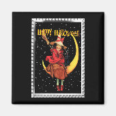 Halloween Hexe Magnet (Vorne)