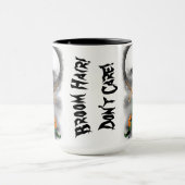 Halloween Hexe mit Black Cat-Tasse Tasse (Zentrum)