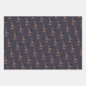 Halloween-Hexe mit Kürbis - Geschenkpapier Set (Vorderseite 2)